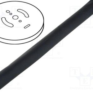 Tubo termorretráctil 3,2mm NEGRO (150m)