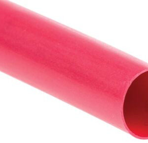 Tubo termorretráctil 25,4mm ROJO longitud 1m
