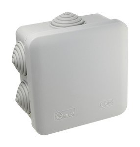 Caja Estanca Superficie Cuadrada 85x85x45mm IP55
