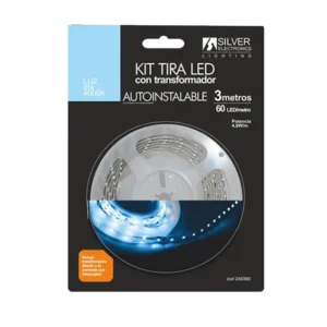 Kit Tira LED 3m 12V 4,8W/m Luz Dia 4000K  IP20