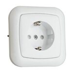 Base Enchufe Schuko Empotrar MARFIL