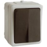 Conmutador Doble de Superficie Estanco IP44