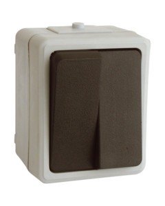 Interruptor Doble Superficie Estanco IP44