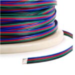 Cable Plano para Tira LED RGB 4x0,32mm Por Metro suelto
