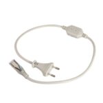 Cable Alimentacion Rectificador Tira LED 230V 14mm SILVER