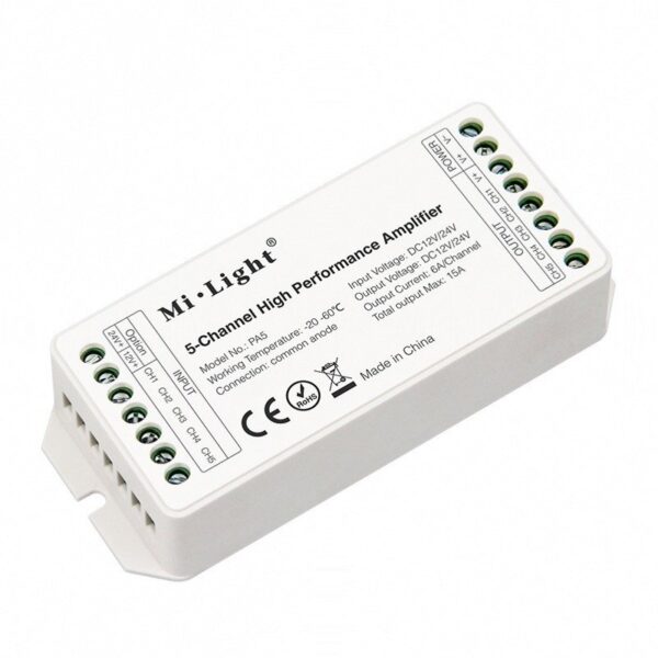 Amplificador RGB CCT 12V/24V 180W/360W 15A