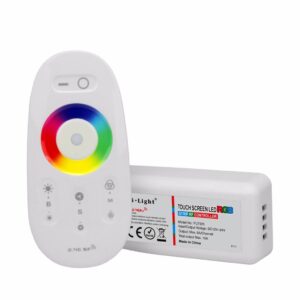 Controlador Tira LED y Mando RGB 12-24Vdc 10Amp max 2,4Ghz