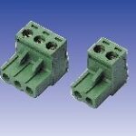 Regleta Hembra Acodada Enchufable 5mm 9 polos