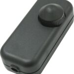 Regulador Luz Sobremesa 100W Led y Filamento Negro