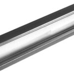 Perfil Aluminio Tira LED Esquina Transparente 1m