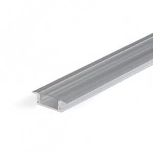 Perfil LED Empotrable 23x7,8mm Transparente 2m TOPMET