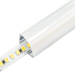 Perfil LED Esquina 16x16mm Opal 2m