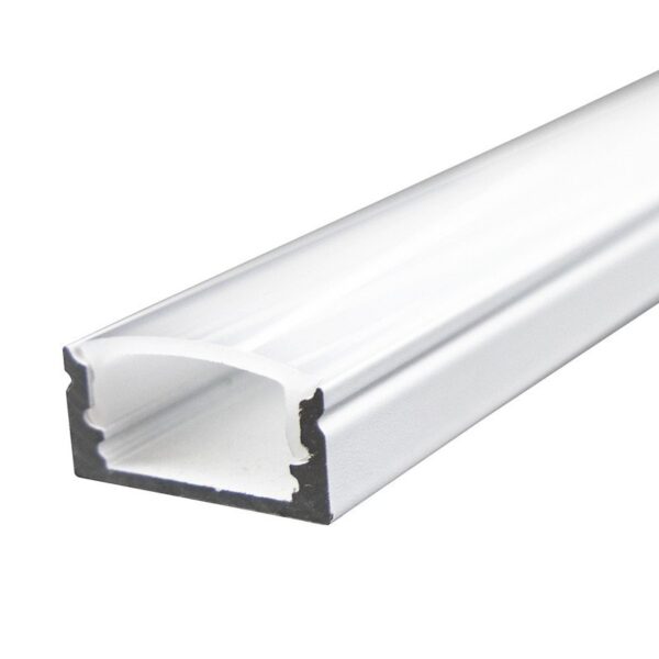 Perfil LED Superficie 17x7,8mm Opal 2m BLANCO