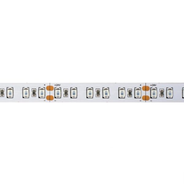 Tira LED AMBAR 24V 18W/m IP20 120LED/m 5m
