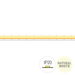 Tira LED COB 5000K 24V 10W/m 385 IP20 5mm 5m