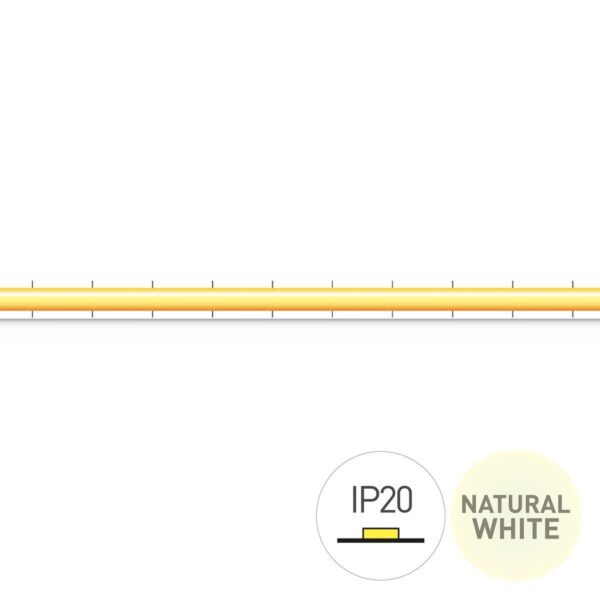 Tira LED COB 5000K 24V 10W/m 385 IP20 5mm 5m