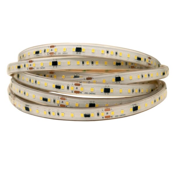 Tira LED 3000K 230V 17W/m 120LED/m IP67 1m