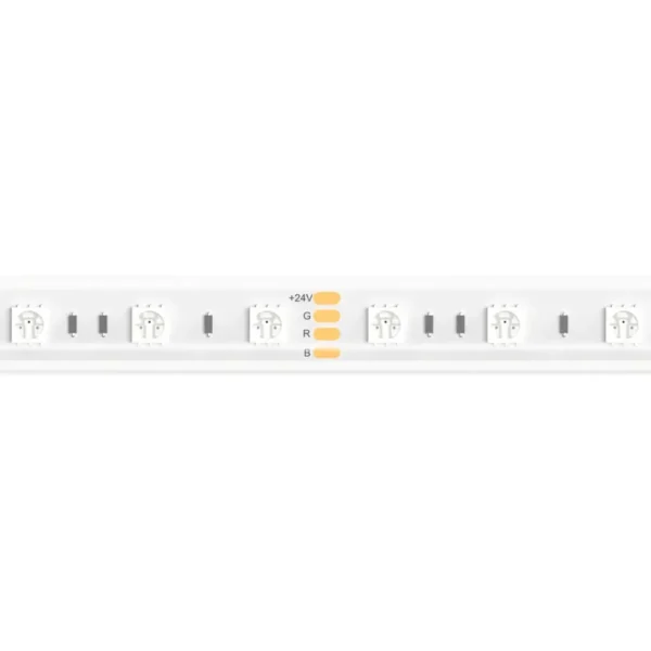 Tira LED RGB 24V 14,4W/m 60LED/m IP67 5m PRO