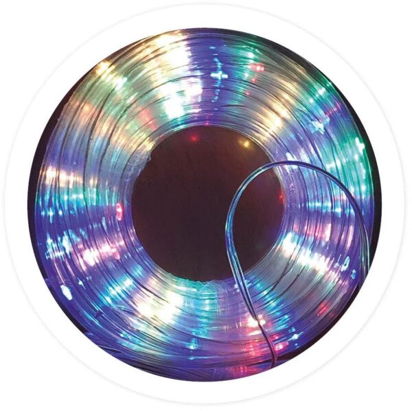 Kit Tubo LED Flexible 4mt 8 funciones RGB Navidad