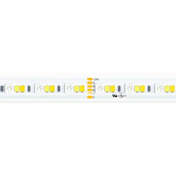 Tira LED RGB+CCT 24V 28,8W/m 60LED/m IP67 5m
