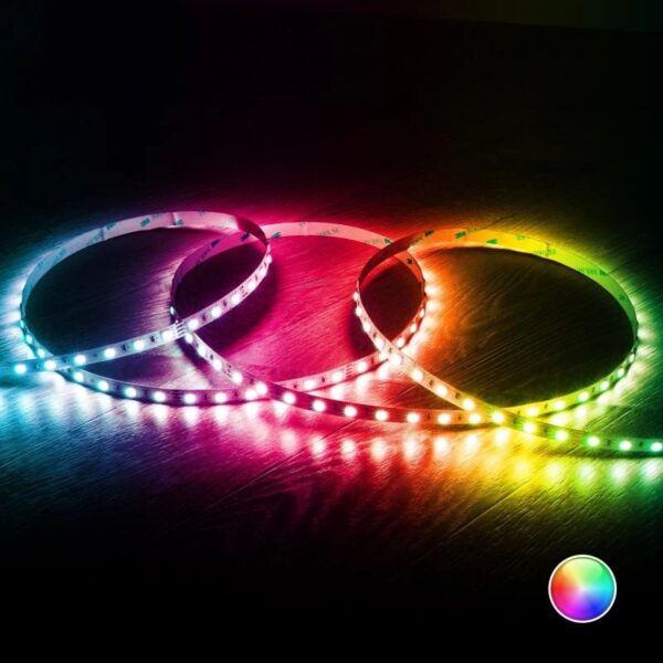 Tira LED RGB 12V 9W/m 60LED/m IP20 5m ECO