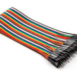 Cables DuPont Macho - Macho 40 vias  20cm colores