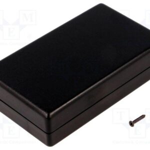 Caja Montaje 60x102x26mm ABS Color Negro PP18N