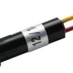 Piloto Diodo LED 12Vdc Ø6mm con Cable AMARILLO