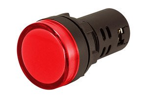 Piloto LED  12VAC/DC Alto Brillo ROJO