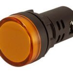 Piloto LED  24VAC/DC Alto Brillo AMBAR