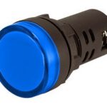 Piloto LED  24VAC/DC Alto Brillo AZUL