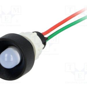 Piloto LED 10mm 230Vac Luz AZUL IP40
