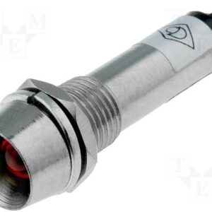 Piloto LED 12Vdc Luz ROJO para Panel