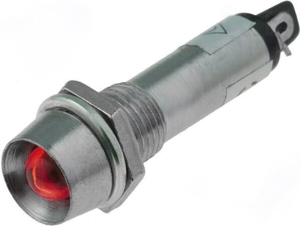 Piloto LED 24Vdc luz ROJO para Panel