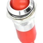 Piloto LED color ROJO 24Vac/dc IP67 cuerpo color Plata