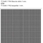 Placa fibra topos paso 2,54mm medidas 77x90mm