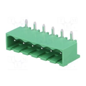 Bloque de Bornas Macho Cto. Impreso 6pin paso 5.08mm