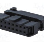 Conector Cable Plano Hembra 16Pin paso 1,27mm