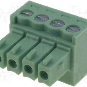 Regleta Bornas Hembra  4Pin paso 3,5mm