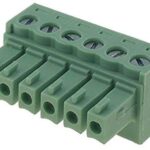 Regleta Bornas Hembra  6Pin paso 3,81mm