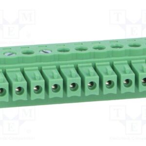 Regleta Bornas Hembra 10Pin paso 3,81mm
