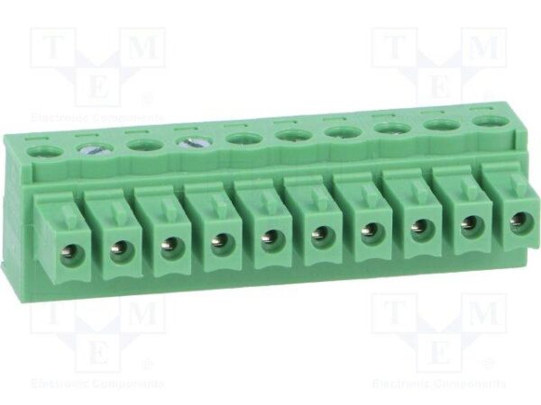 Regleta Bornas Hembra 10Pin paso 3,81mm