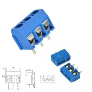 Regleta Circuito Impreso 3Pin paso pines 5mm