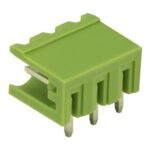 Regleta Conexion Macho C.I.  3Pin Acodado paso 5,08mm