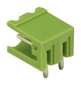 Regleta Conexion Macho C.I. 2Pin Acodado paso 5,08mm