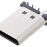 Conector Base USB-C Macho 6P solo cargar