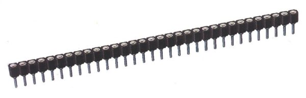 Tira Poste 32Pin Torneado Hembra paso terminales 2,54mm