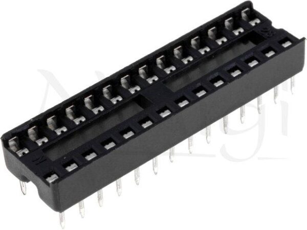 Zocalo Circuito Integrado 28Pin Plano Estrecho raster 2,54mm