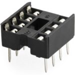 Zocalo Circuito Integrado 8Pin PLANO 2,54mm ICVT-8P