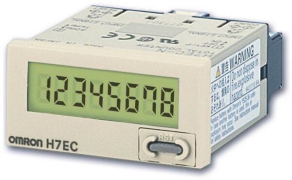 Contador Electronico Display LCD IP66 sin tensión OMRON